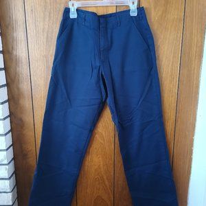 Men's Long Navy Blue Pants - Size Large, Waist 31